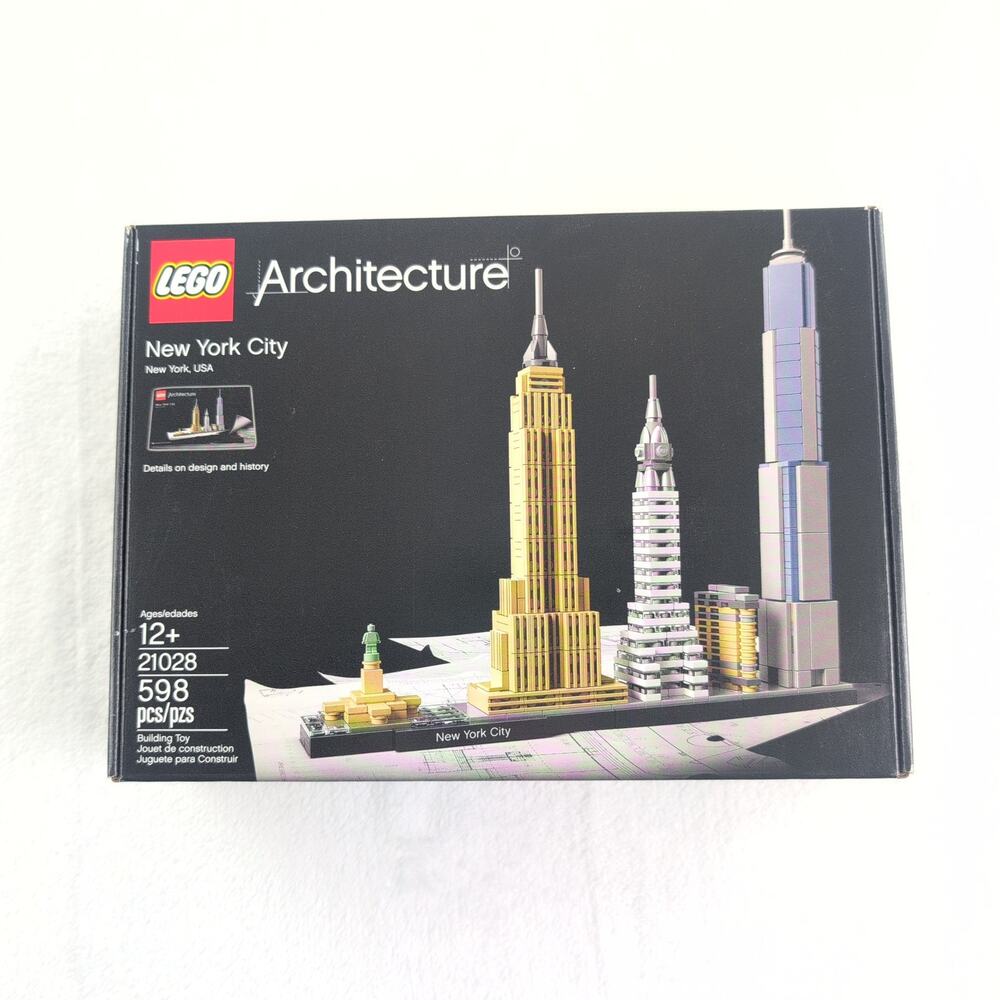 Lego Architecture New York City New & Sealed In Box 598 Pieces Age 12+